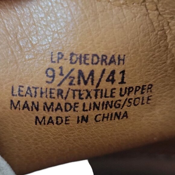 New - LUCKY BRAND Suede Lace Up Lug Sole Booties Tan | Size 9.5 - Picture 11 of 12